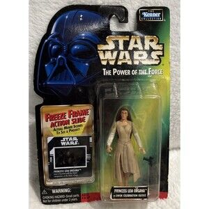 Star Wars Princess Leia Organa in Ewok celebration outfit ￼1997 Kenner POTF